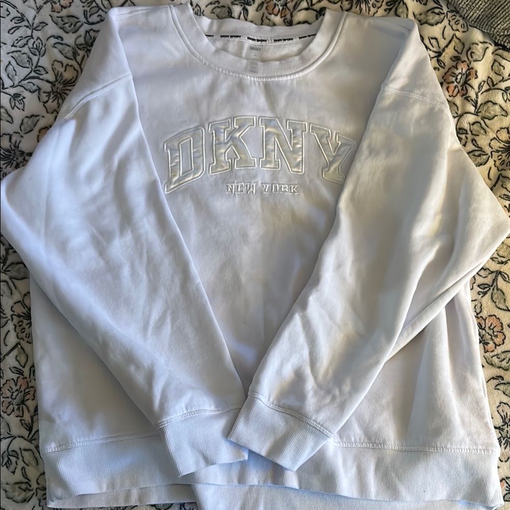 DKNY White Sweatshirt